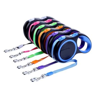 China Durable Auto Extendable Pet Training Traction Dog Rope Lead Heavy Duty Retractable Leash for sale