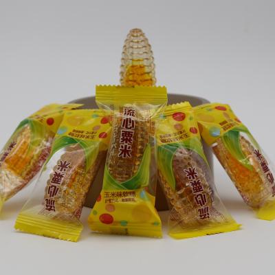 China Natural Corn Flavor Soft Candy Center Filling Gummy HALAL Candy for sale