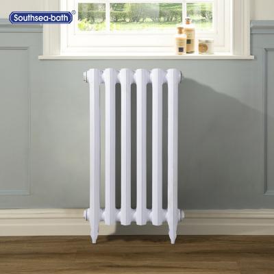 China Traditional White Epoxy Cast Iron Radiator 750mm High for sale