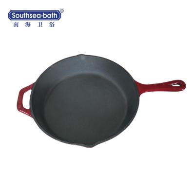 China Viable Mini Enamel Cast Iron Skillet Set Fry Pan Skillet for sale