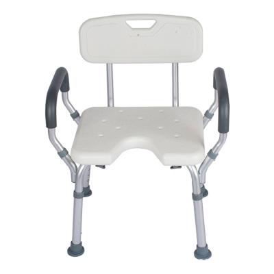 China Adjustable Shower Stools Bathtub Chair Height and Backrest Adjustable Shower Chair Seat Stool Tool Free Set for sale