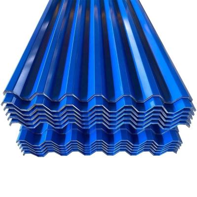 China Standard Seaworth Packing 0.4mm Blue Color Coated Steel Sheet para Ral Color Cold Rolled Coils Roof Sheet Piece Steel Roofing à venda