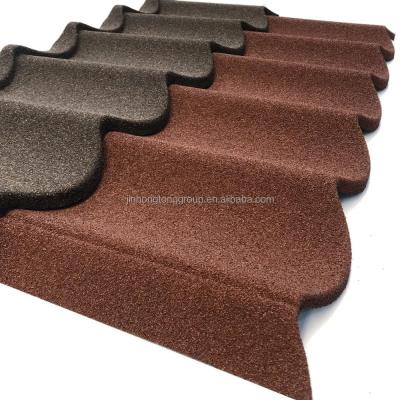 China Stylish Modern Stone Coated Metal Roofing Tile for Houses and Buildings Length 1340mm Long-Lasting Material for sale