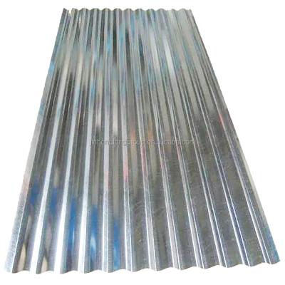 China 665-1000mm Ancho Q235 Q355 GI Hoja de techo corrugado Hoja de techo de hierro galvanizado Hoja de techo corrugado con flexión en venta