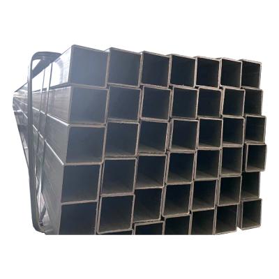 China Q195/Q235/Q345 Galvanized Steel Pre Galvanized Square Steel Pipe/Tube with ERW Technique and Black Metal Section Shape for sale