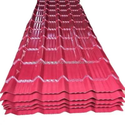 China 0.35mm 0.4mm 0.5mm PPGI PPGL Corrugated Galvanized Roof Sheet Panels Zinc Roofing Corrugated Sheet with Embossed Surface for sale