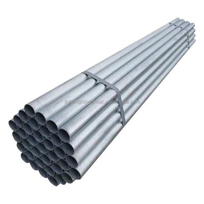 China Tubo redondo galvanizado sin aleación para estructura de acero de invernadero Protector de extremo de tubo de plástico Tapón de tubo galvanizado en caliente en venta