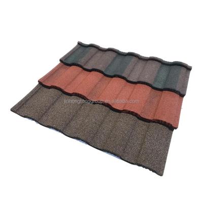 China Color Stone Chip Coated Stone Coated Metal Roofing for Hotel/Villa/Apartment/Office Building/Hospital GI GL Material Steel Plate for sale