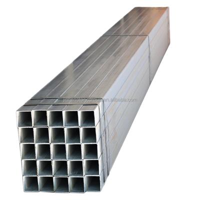 China Construction Structure Pipes A36 S235 S275 S355 Gi Steel Mild Steel Galvanized Square Carbon Pipe Welded GI Rectangular Steel Tube Round Square for sale