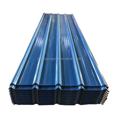 China Mid Hard Galvanized Color Coated Corrugated Steel Ppgi Metal Roofing Sheets Plate for Roofing Material in Galvanized Sheet for sale