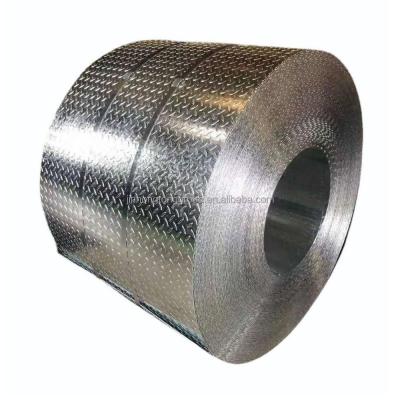 China Hot Rolled Checkered Plate S235jr Steel Sheet For Boat A283 A387 MS Carbon Steel Coil HRC Coil Cutting Processed Service for sale