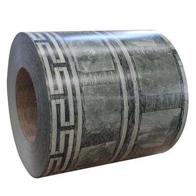 China 5-7 microns Paint Back IT5 Profile PPGI GI Galvanized Corrugated Plate PPGI Coils Color Coated Steel Coil for Punching for sale