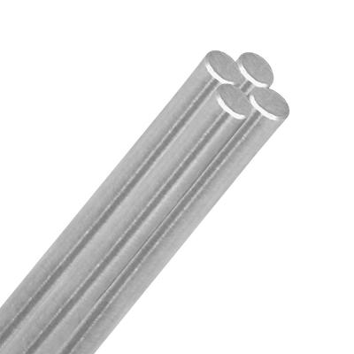 China Aluminium 3003 2024 All Series Zwarte legering Lasstaaf 3mm 4mm 6mm Aluminiumstaven met een kleine diameter voor de bouw Te koop