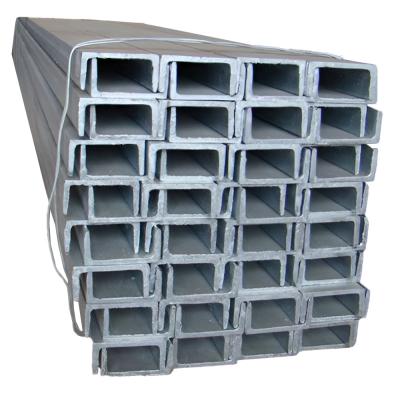 China Customized u channel purlin structural unistrut channel steel roof truss galvanized steel profile c channel price per ton for sale