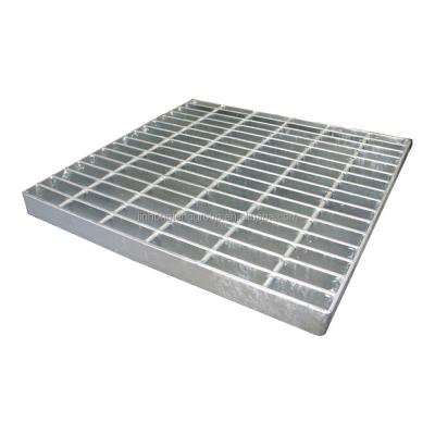 China Grelha de metal galvanizado soldado para passeios, pisos, plataformas industriais, grelhas de aço 25x3 grelhas de barras galvanizadas à venda