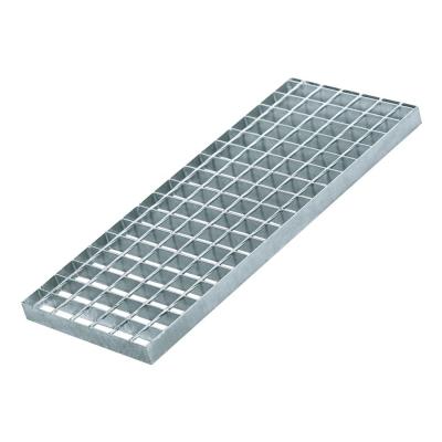 China galvanized 25x5 steel grating weight hdg steel grating walkway 2 steps galvanized steel stair grating for sale