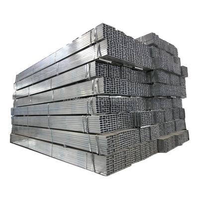 China Square Tube Pipe 50x50mm Black Rectangular Iron Tube 1.8mm Thickness Hot Dipped Galvanized Square Tube for sale