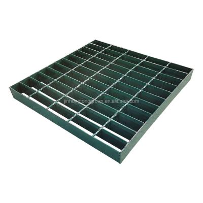 China Walkway Steel Grating Platform Steel Galvanized Metal Grid Plate Steel Grating with Twist Bar Accept Customization Grating for sale