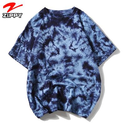 China Couples QUICK DRY T-shirt for men and women's loose T-shirt for women 2021 summer high quality wholesale tie dye T-shirt for sale