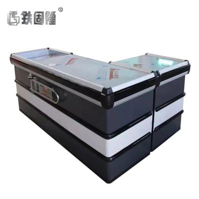 China Solid and durable supermarket cashier cash register all metal structure, longer service life, convenient cash register for sale