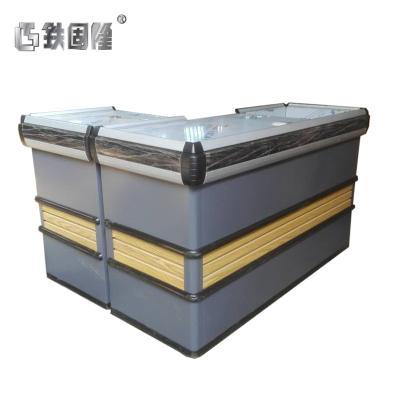 China Supermarket Design Supermarket Cashier Counter Supermarket Mall Cashier Counter Desk for sale