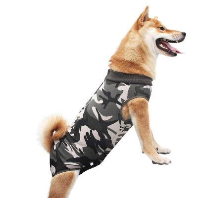 China New Cat Dog Professional Recovery Suit High Elastic Anti-licking Workable Overalls Viable From Amazon Pet Mail for sale