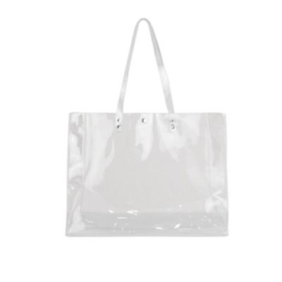 China Durable Women's Clear Tote Bag For Stadium Work Plastic PVC Purse Handbags for sale