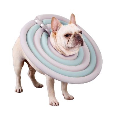 China Soft Stocked Dog Pet Anti-bite Anti-scratch Cone Collars Injure Heal Small Dog Pet Recovery Collar for sale