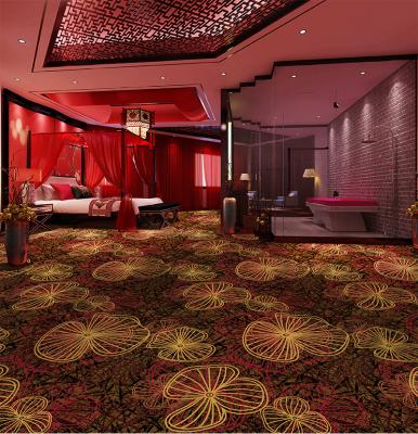 China Luxury Hotel Plain Nylon Printing Carpet Tile , Nylon Rug For Bedroom for sale