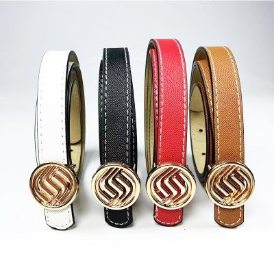 China ALLOY new fashion belt women's small soft black women's inset jeans belt fine fashion decoration for sale