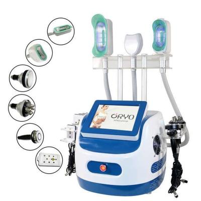 China Skin Tightening 360 Handle Cryo 3 Fat RF Cavitation Skin Tightening Weight Loss Slimming Machine for sale