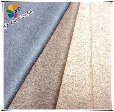 China China Hot Selling 100% Polyester Suede Waterproof Upholstery Fabric for sale