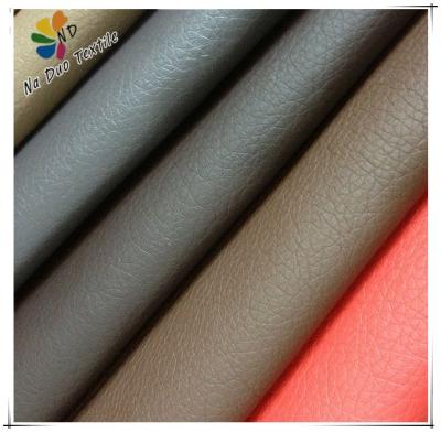 China High quality new design pu leather fabric waterproof for sofa or bag for sale