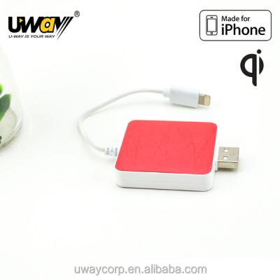 China 2014 Newest Cell Phone Qi Wireless Charging Receiver With Data Transferring Qi Wireless Charging Coil For iPhone for sale