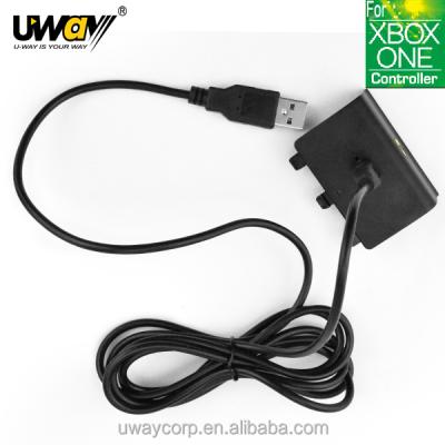 China Custom ABS color custom cable length rechargeable battery with charging cable for xbox one controller for sale