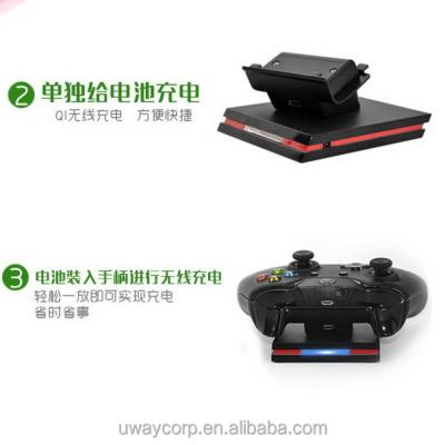 China ABS Qi Certified Wireless Charging Battery For XBOX ONE Controller for sale