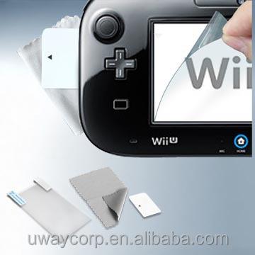 China PET Video Game Accessories Factory Price Protective Film For Wii U for sale