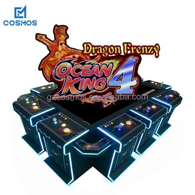 China Hot Sale Oceanking4 Dragon Frenzy Standing Software Stability 2/4/6/8/10 Player Position Table Fish Game Machine Cabinet for sale