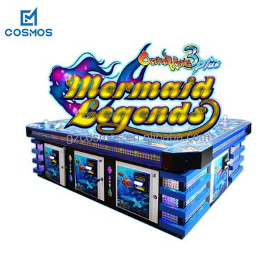 China Hot Mermaid Legends Oceanking 3 Software Stability Vending Board 85' Multi Full Cabinet Fishing Hunter Game Tables Machine For Sale for sale