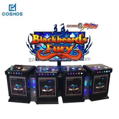 China Fun 4 Players Ocean King 3 Plus Panda Hunter Arcade Fishing Game Table Machine For Sale for sale