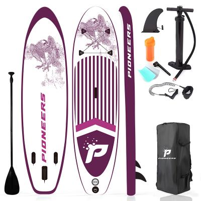 China OEM Unisex Surf Paddle Boards Inflatable Inflatable Paddle Board Stand Up Surfboard SUP Water Sports With Leash Accessory For Sale for sale