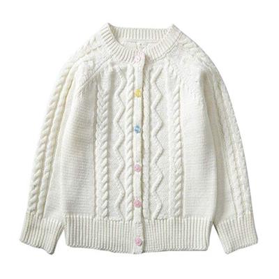 China Anti-pilling Cashmere Cable Knit Baby Kid Sweater Design for sale