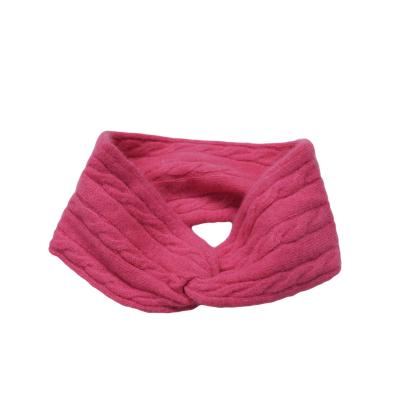 China Fashion Cable Knitting New Fashion Headband Pure Cashmere Headband for sale