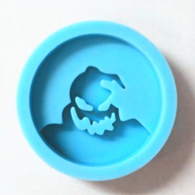 China Glossy 3398 Viable Oogie Boogie Silicone Mold For Badge Coil Phone Socket for sale