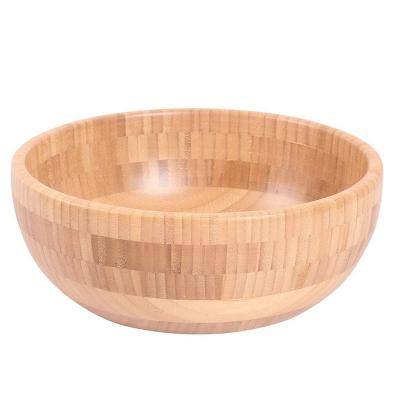 China Sustainable Bamboo Wooden Salad Bowl, Natural Organic Bamboo Serving Plate Tableware by Bamboo, 10