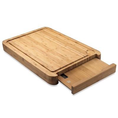 China Sustainable Vietnam Bamboo Cutting Board With Removable Bamboo Kitchen Digital Scale for sale