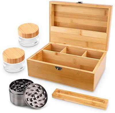 China Classic Handmade Large Size Bamboo Box Storage Organizer and Neat Design Stash Box for sale