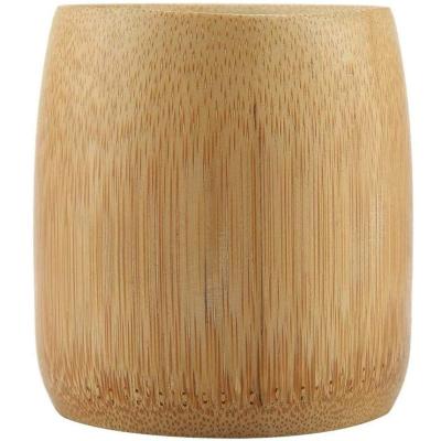 China Handmade Minimalist Pure Natural Bamboo Tea Cup No Paint Water Eco-friendly Home Mugs for sale