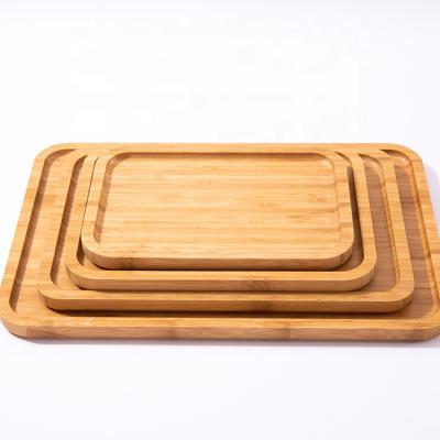 China Best Quality Reusable Plate Rectangle Natural Living Health Viable Bamboo for sale