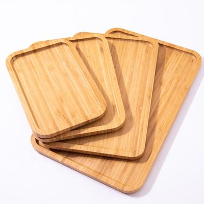 China Hotel Eco - Friendly Home Sustainable Kitchen Utensils Reusable Square Bamboo Dish Set for sale